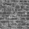 Tapet caramida rustic lavabil, negru, gri, imitations2 6318-15