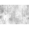 Fototapet fara imbinari Graphite Leaves