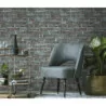 Tapet caramida rustic lavabil, maro, albastru, imitations2 6318-18