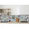 Autocolant Imitatie Faianta Colorata Tiles 45cm x 15m 55727