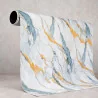 Tapet Autocolant Decorativ model Marmura Alb-Albastru 106 x 300cm TC-E210-3