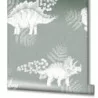 Tapet camera copii cu animale alb, verde, Kids Walls 45801Marburg