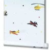 Tapet camera copii, cu avioane, Kids Walls 45817 Marburg