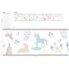 Tapet camera copii, bordura de decor, unicorni Kids Walls 45824 Marburg