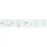 Tapet camera copii, bordura decor, Kids Walls 45826 Marburg