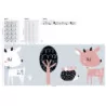 Tapet camera copii, bordura de decor, Kids Walls 45832 Marburg