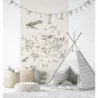 Tapet camera copii, harta cu aparate de zbor, Kids Walls 45856 Marburg