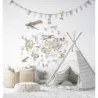 Tapet camera copii, harta cu aparate de zbor, Kids Walls 45858 Marburg