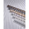 Tapet modern cu dungi lucioase 34258