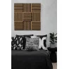 Panou Riflaj pe suport pasla Neagra 400 x 400mm W12
