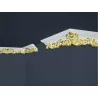 Bagheta Polistiren alb auriu B-35 Gold