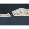 Bagheta polistiren auriu alb B-24 Gold