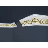 Bagheta polistiren auriu alb B-26 Gold