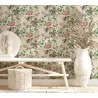 Tapet floral cu flori colorate 47461