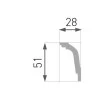 Bagheta decorativa Polistiren E-32