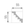 Bagheta decorativa Polistiren cu model B-14