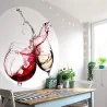 Fototapet Rotund cu pahare de Vin 8951