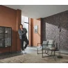 Tapet decorativ cu frunze 10373-47
