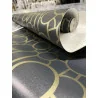 Autocolant Tiffany antracit art deco 55811