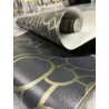 Autocolant Tiffany antracit art deco 55811