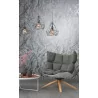 Tapet abstract cu linii curbate 34254