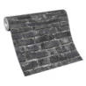 Tapet caramida lavabil,negru,gri,imitations2 10168-47