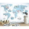 Fototapet fara imbinari World Tour Map