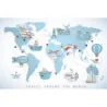 Fototapet fara imbinari World Tour Map