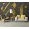 Fototapet fara imbinari Golden Abstract Lines