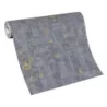 Tapet decorativ modern lavabil,gri,auriu,imitations2 10179-10