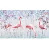 Fototapet fara imbinari Flamingo Și Flori