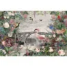 Fototapet fara imbinari Vintage Tropic
