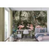 Fototapet fara imbinari Flamingo Home