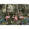 Fototapet fara imbinari Flamingo Home