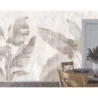 Fototapet fara imbinari textura canvas Mural Leaf Shadow