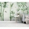 Fototapet fara imbinari Watercolor Graceful Bamboo