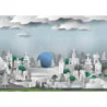 Fototapet fara imbinari Dream Antiquated Night City