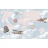 Fototapet fara imbinari Dream Children's Map