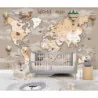 Fototapet fara imbinari Dream Retro World Map