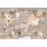 Fototapet fara imbinari Dream Retro World Map
