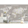 Fototapet fara imbinari Map Of The World