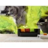 Fototapet fara imbinari Dream Black-Green Transfusion