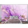 Fototapet fara imbinari Dream Golden Lilac Watercolor