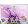 Fototapet fara imbinari Dream Golden Lilac Watercolor