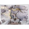 Fototapet fara imbinari Dream Sparkling Black And Background White Gold