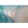 Fototapet fara imbinari Dream Saturated Turquoise With Golden Waves