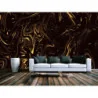 Fototapet fara imbinari Dark Background With Golden Waves