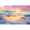 Fototapetfara imbinari Morning Dawn Above The Clouds