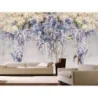 Fototapet fara imbinari Beautiful Watercolor Lilac Branches