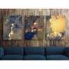 Tablou Quiet Lake At Night 3xL60xH100cm